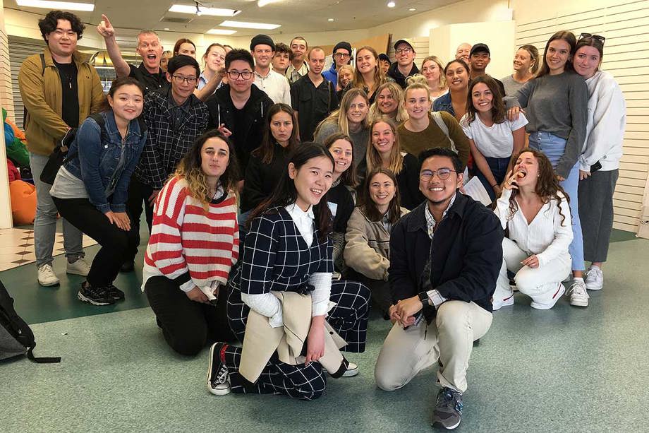 social-interventions.jpg Spatial design students in the pop-up campus space in Lower Hutt